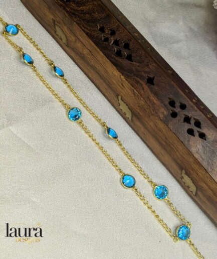 blue stone choker