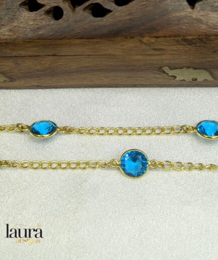 blue stone choker