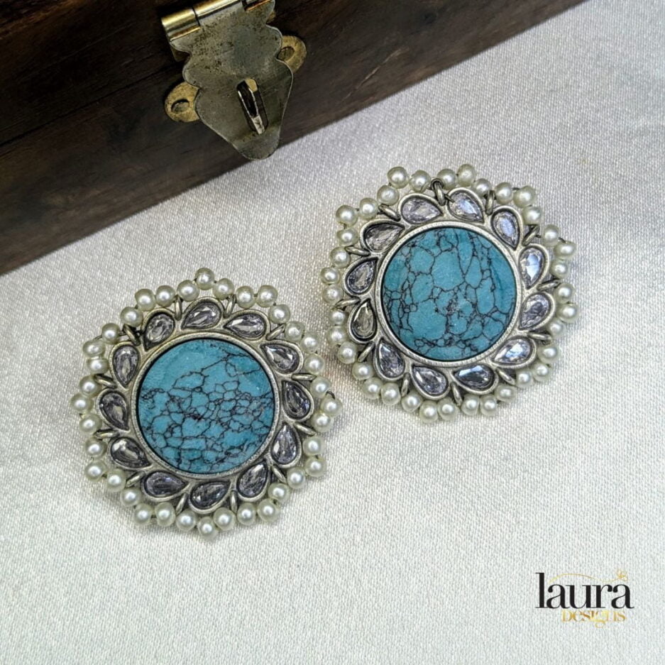 turquoise blue earrings