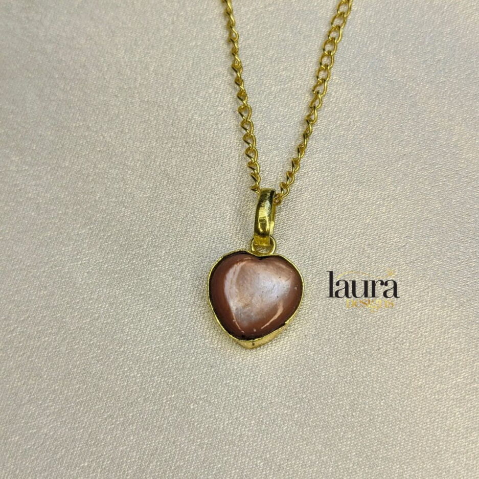 love shaped pendant