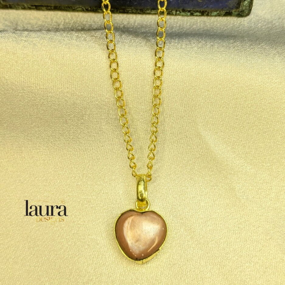 love shaped pendant