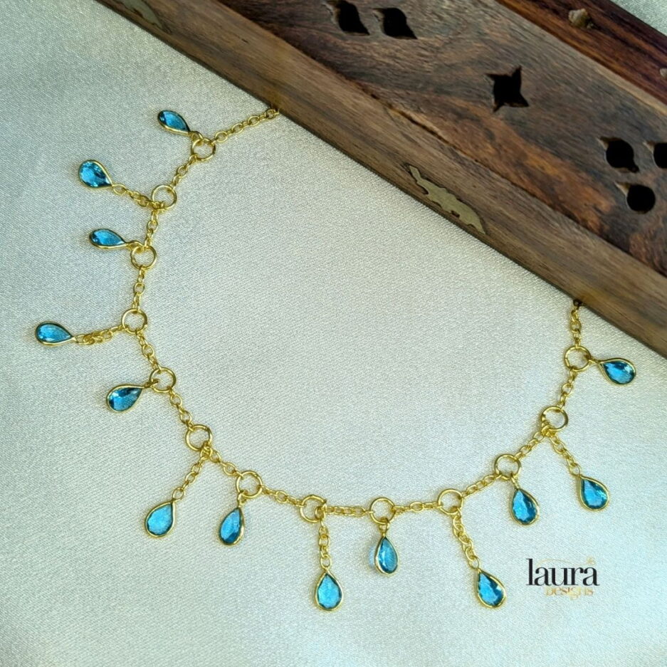 blue stone necklace