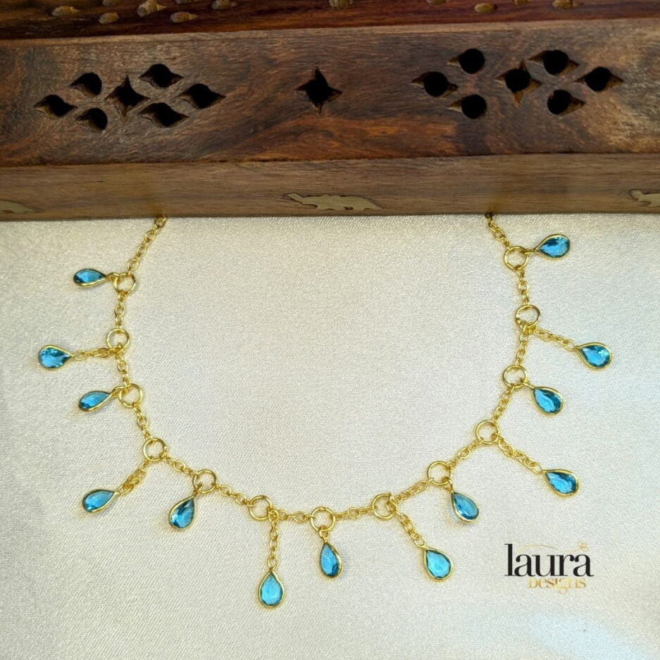 blue stone necklace