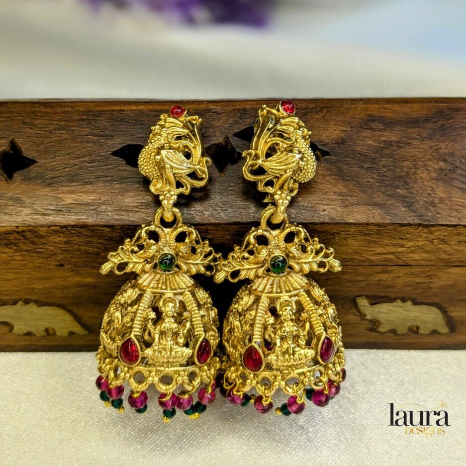 traditional jhumkas