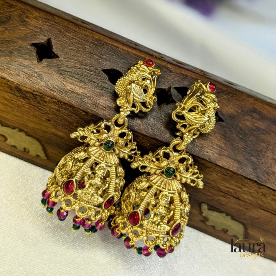 traditional jhumkas