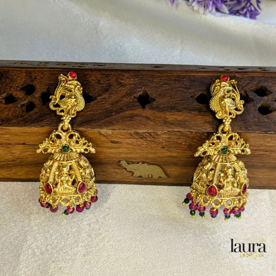 traditional jhumkas