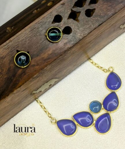 blue stone necklace