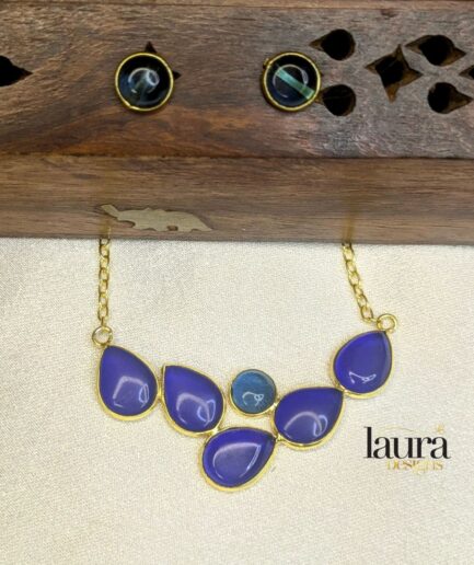 blue stone necklace