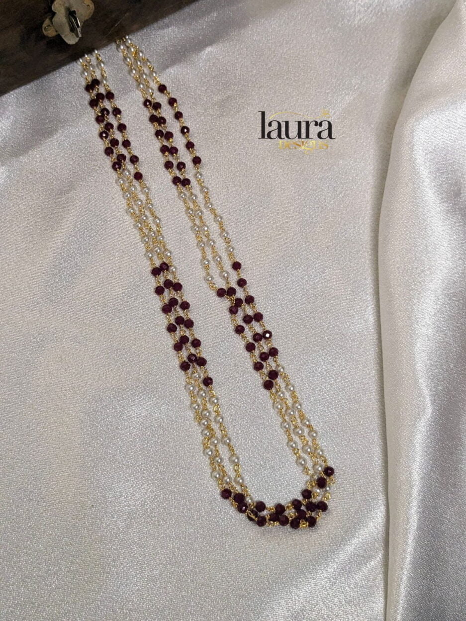 pearl layer necklace