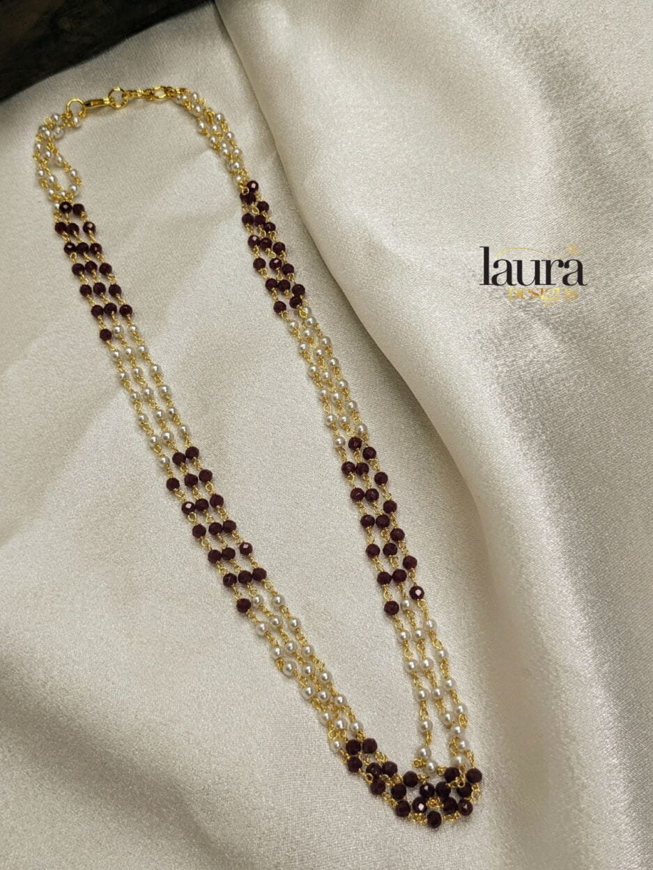 pearl layer necklace