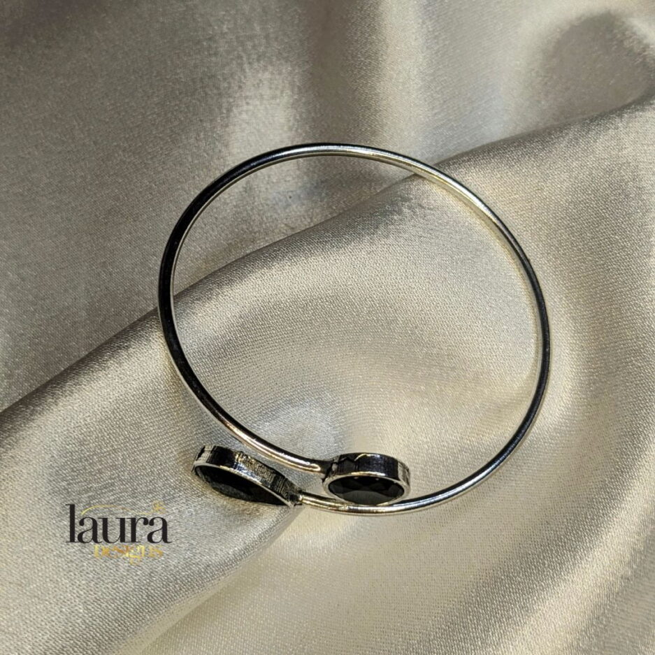 black stone bangle