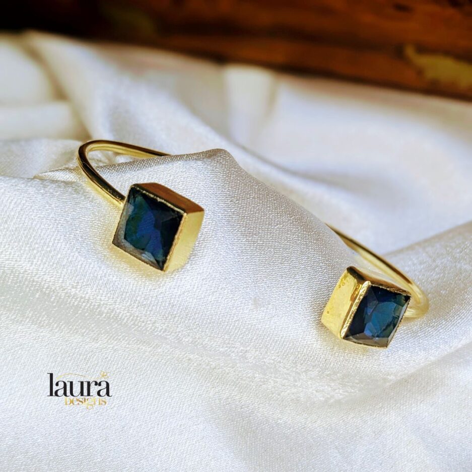 blue stone bangle