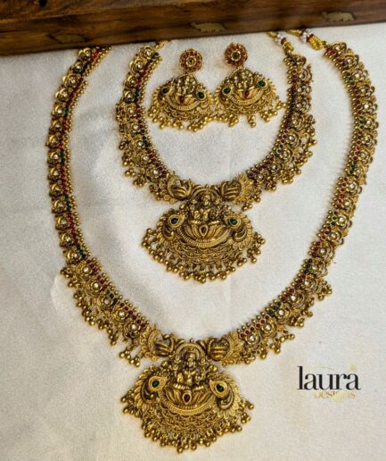 golden neckpieces combo set