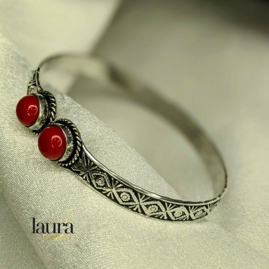 red stone bangle