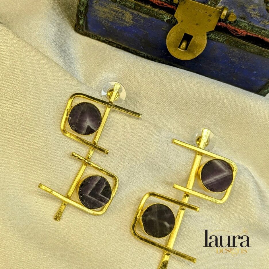 amethyst earrings