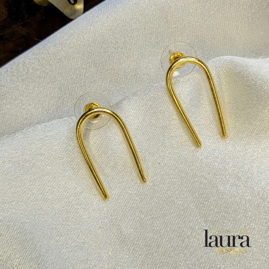 brass earrings