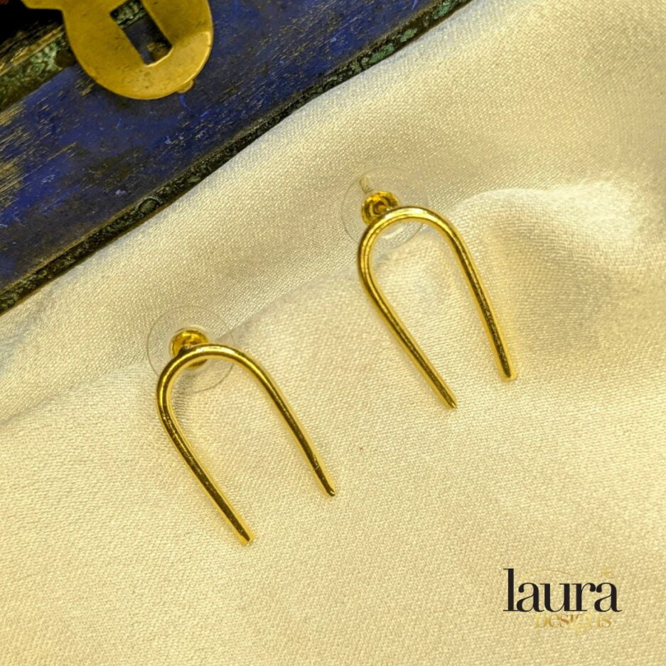 brass earrings