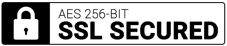 256 bit AES, SSL Secured