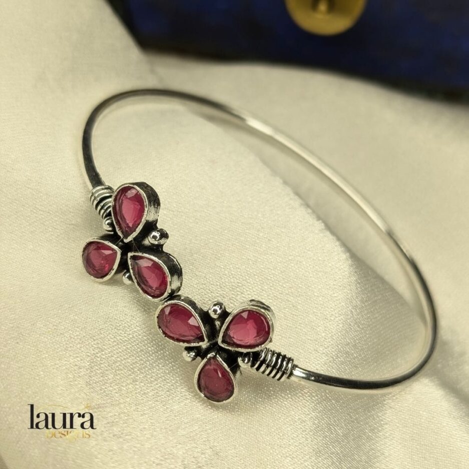 pink stone bangle