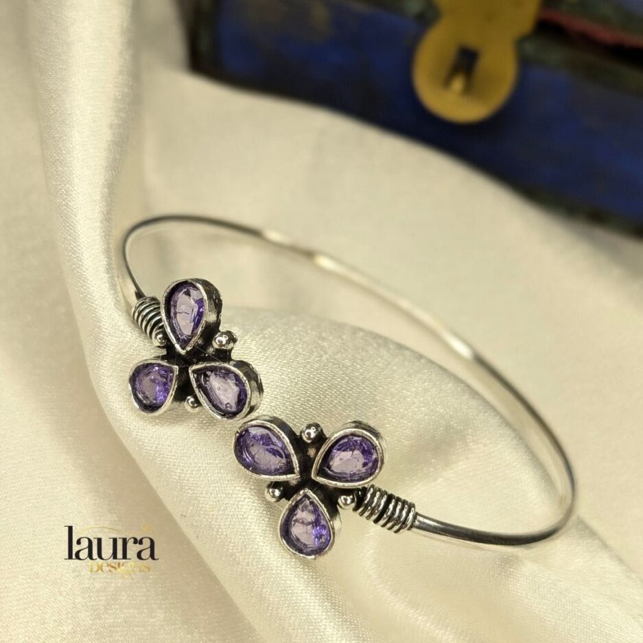 purple stone bangle