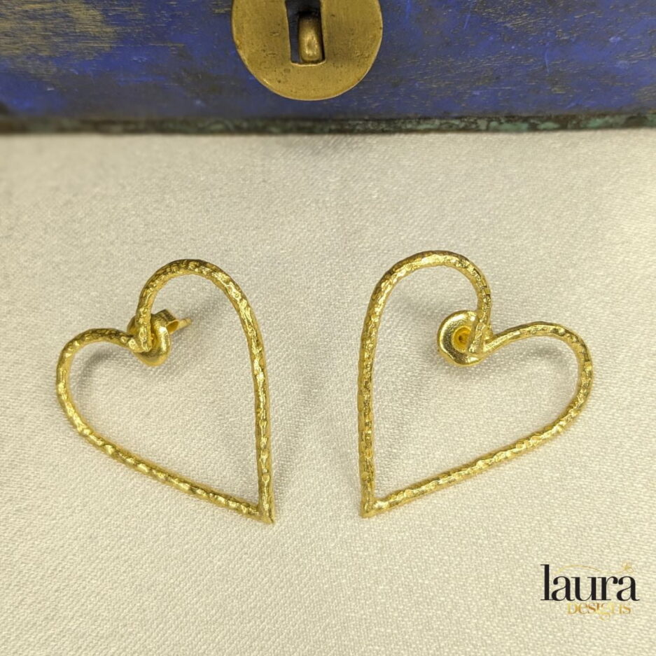 heart earrings