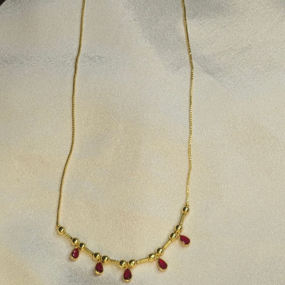 pink lightweight necklace