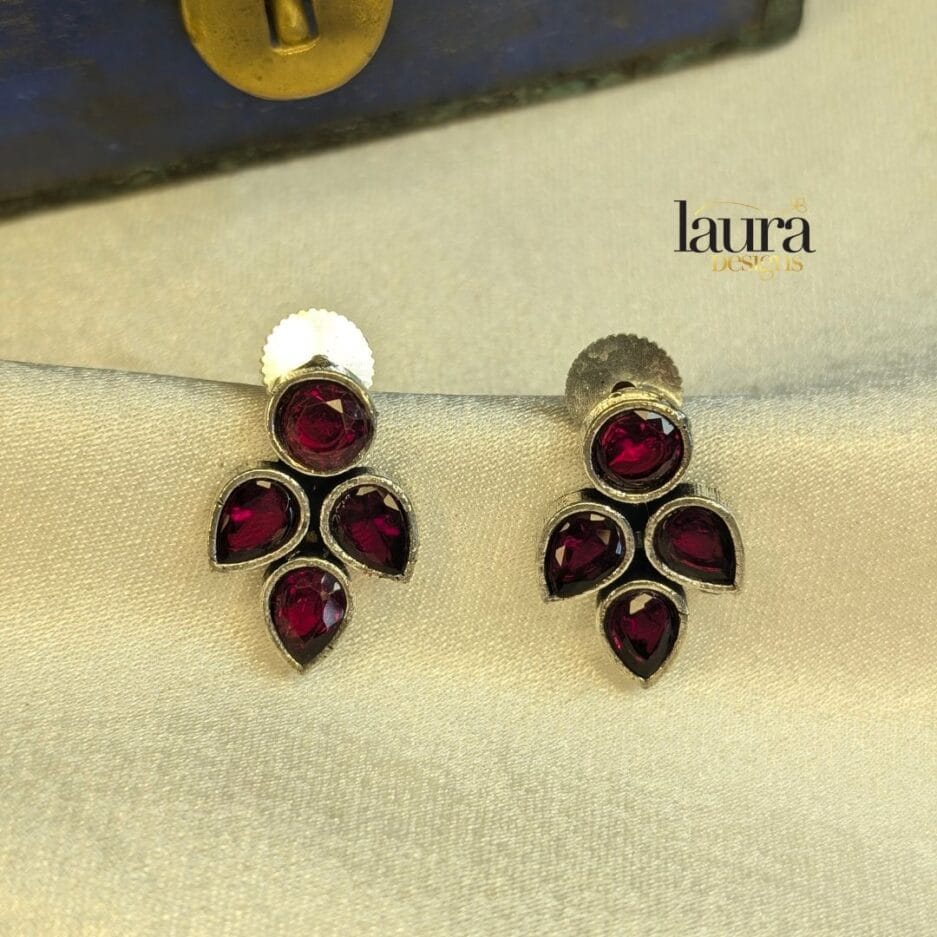 red earrings