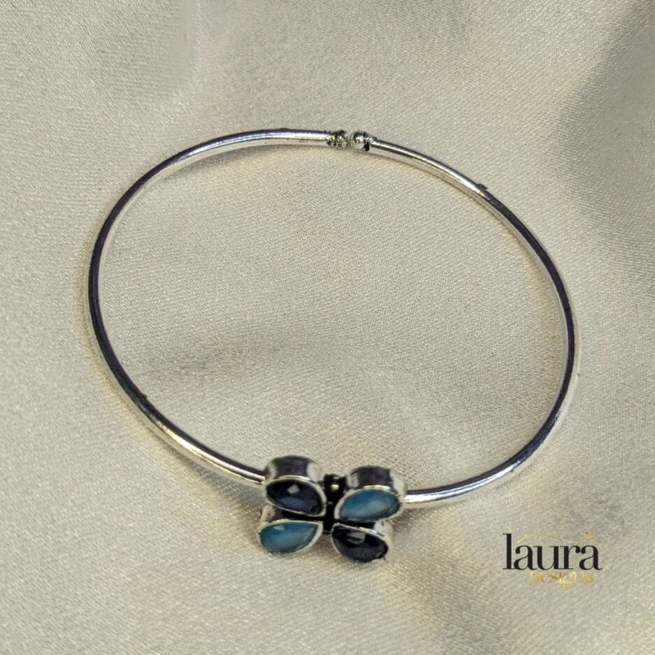 blue stone bangle