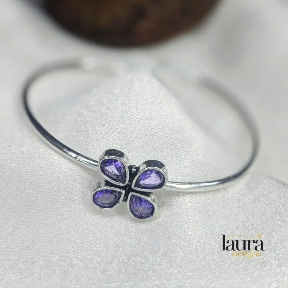 purple stone bangle