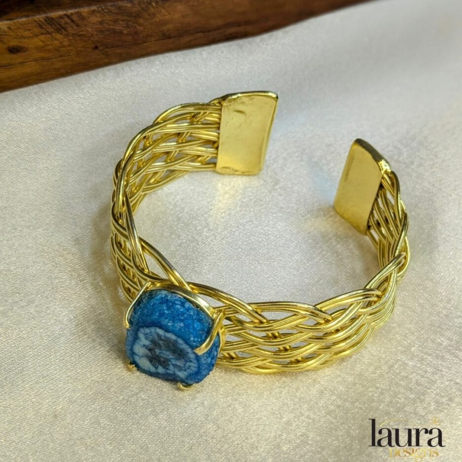 blue rawstone bracelet