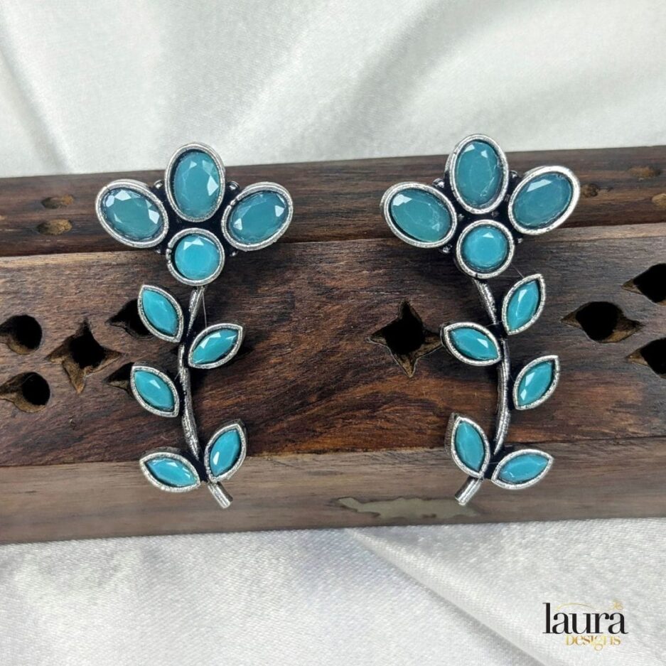 turqouise blue stone earrings