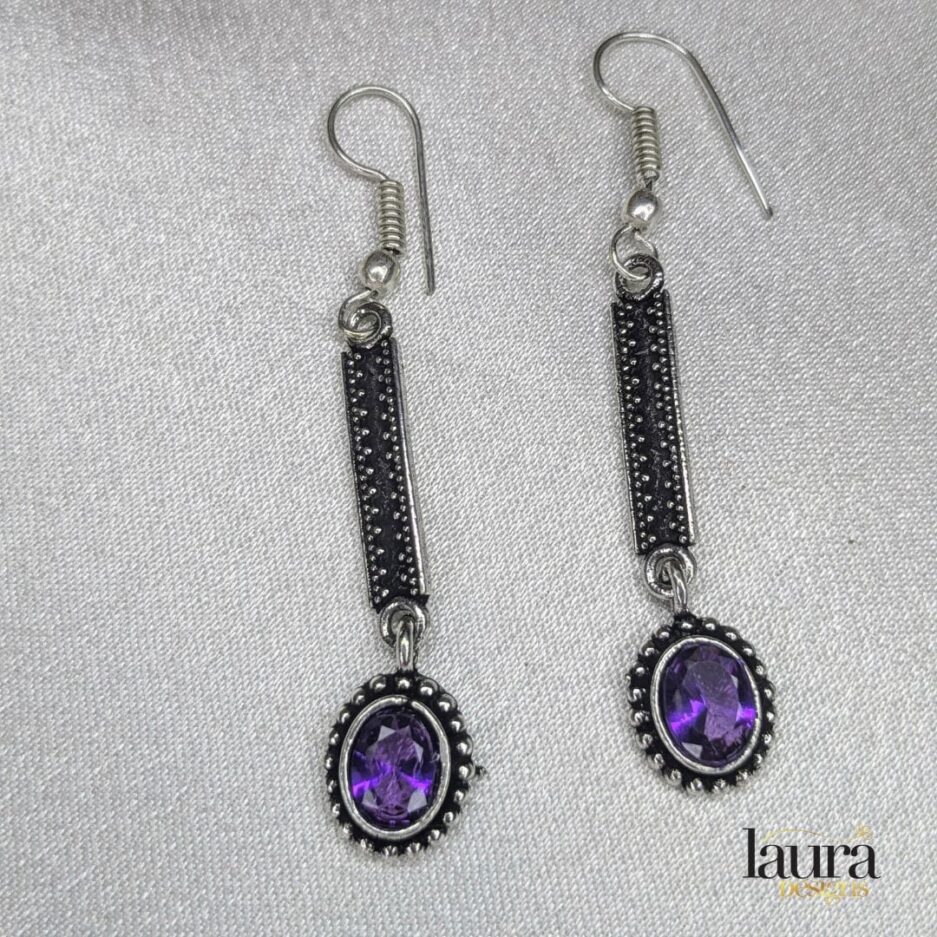 lavender earring