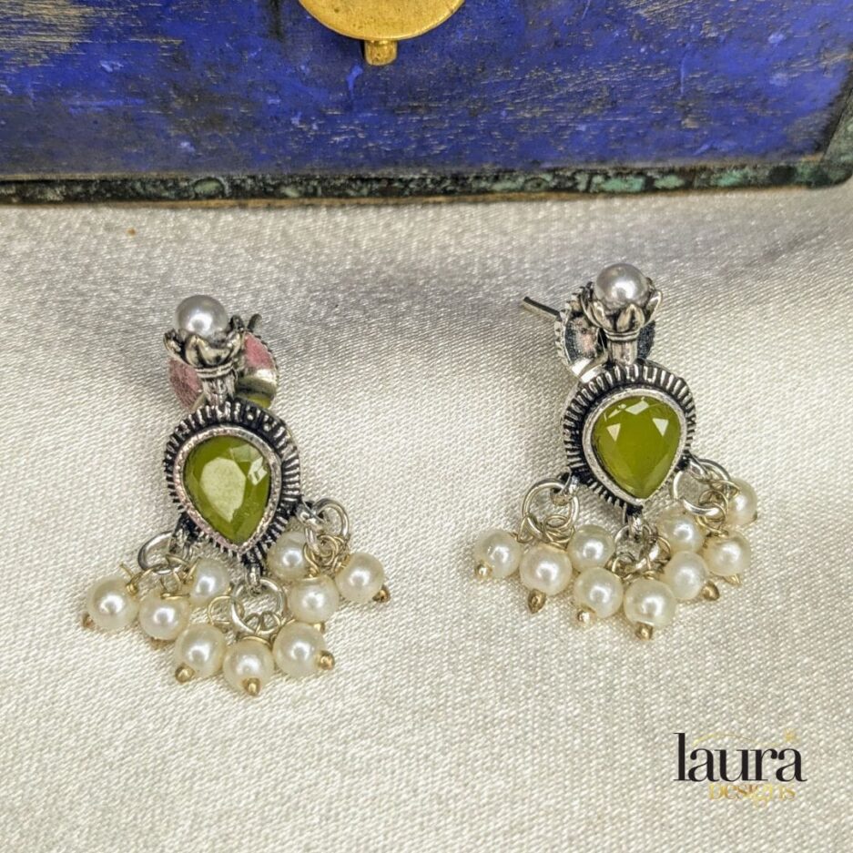 pista green earring (6)