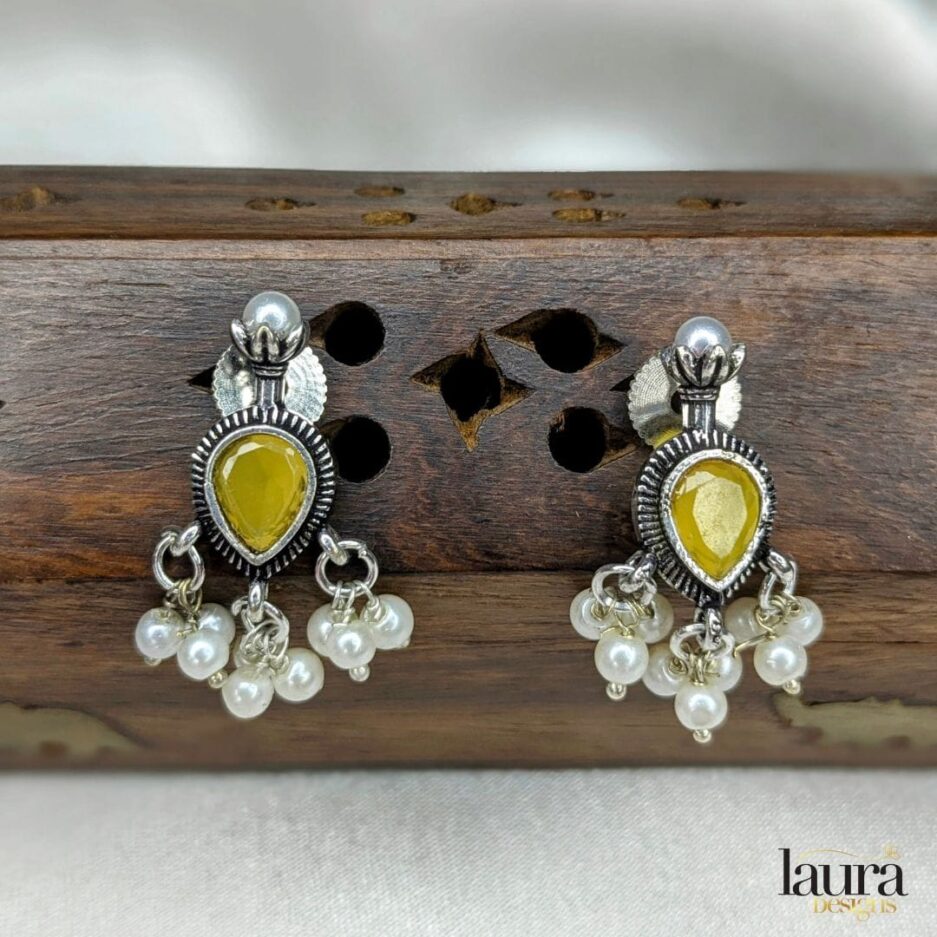 yellow earrings (2)