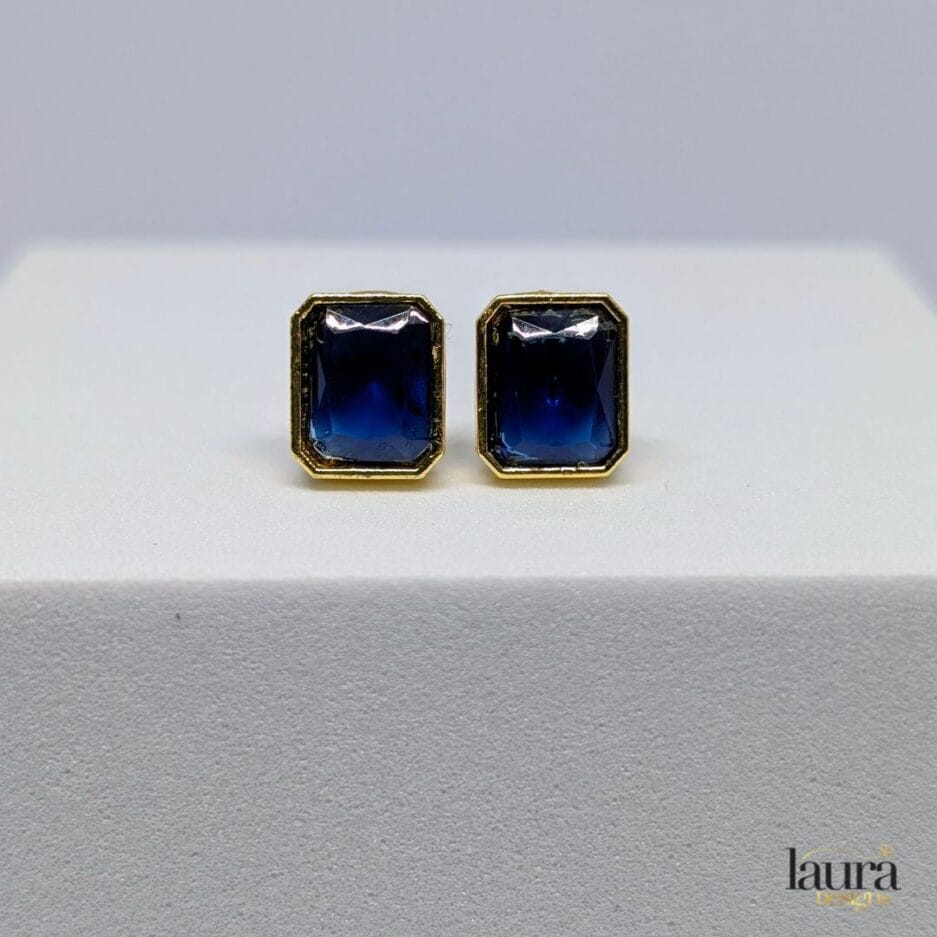 blue studs