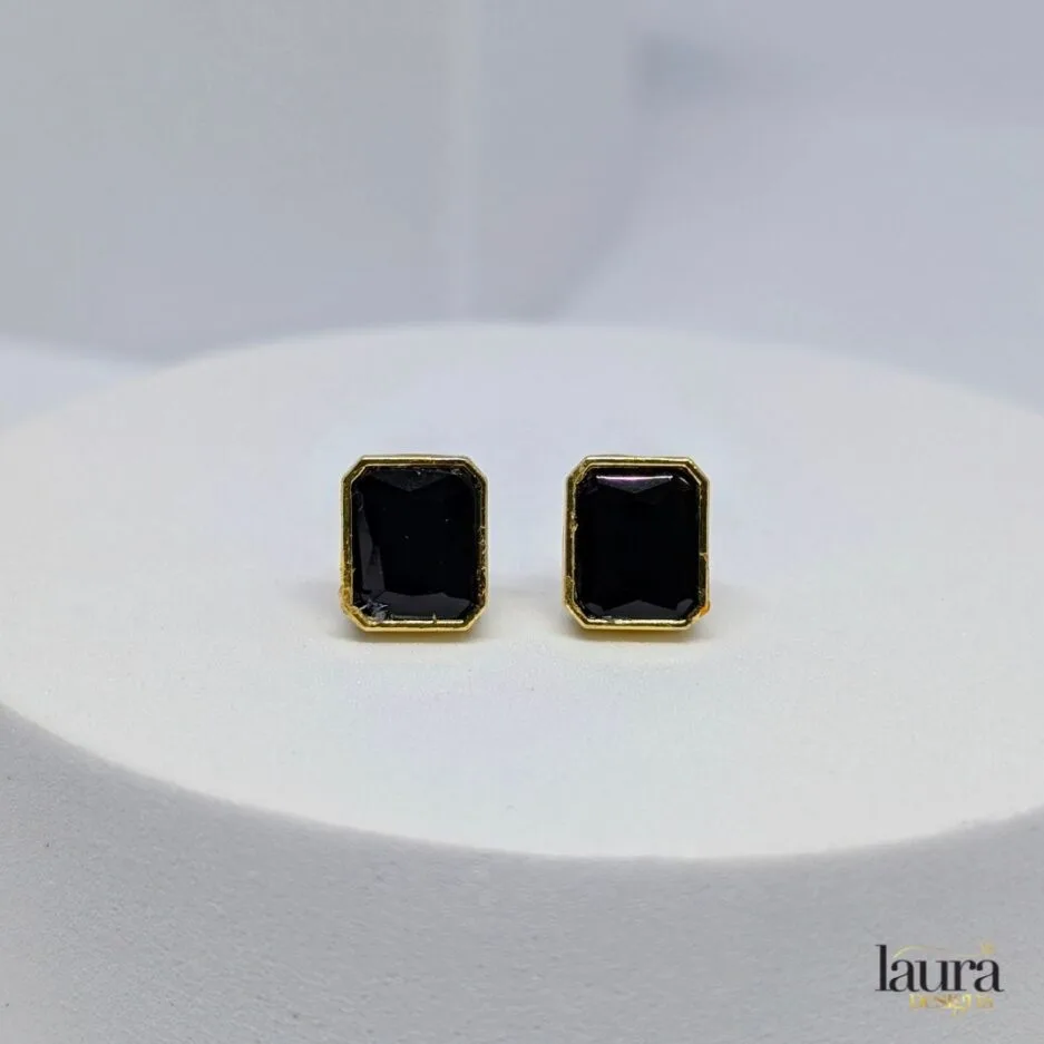 black square studs