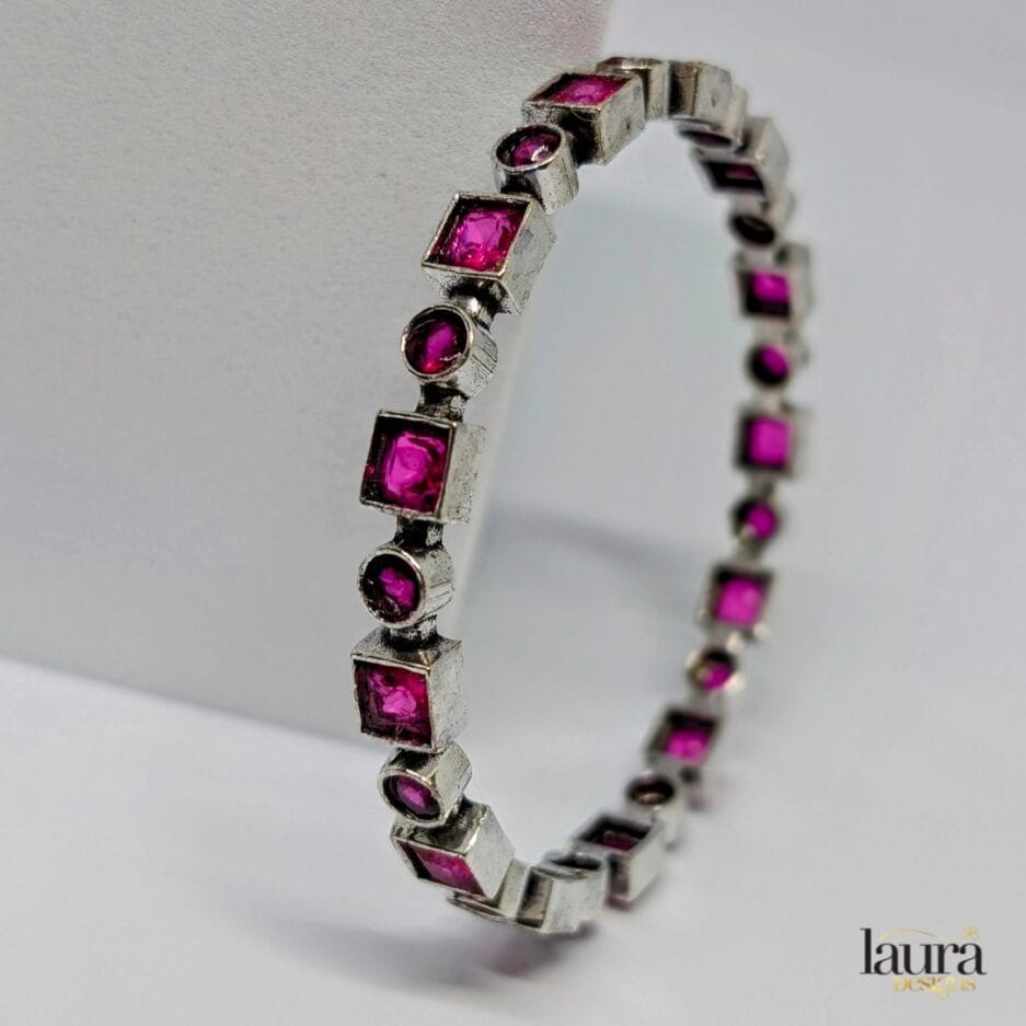 glossy pink bangle