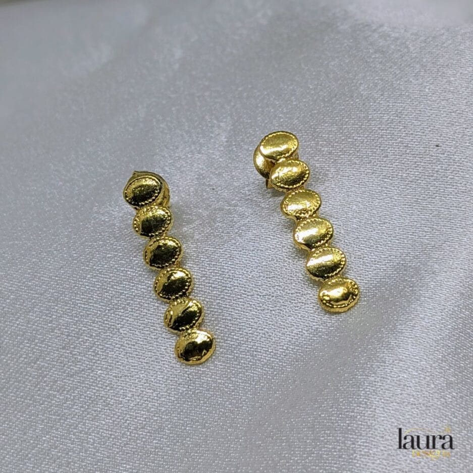 brass earrings